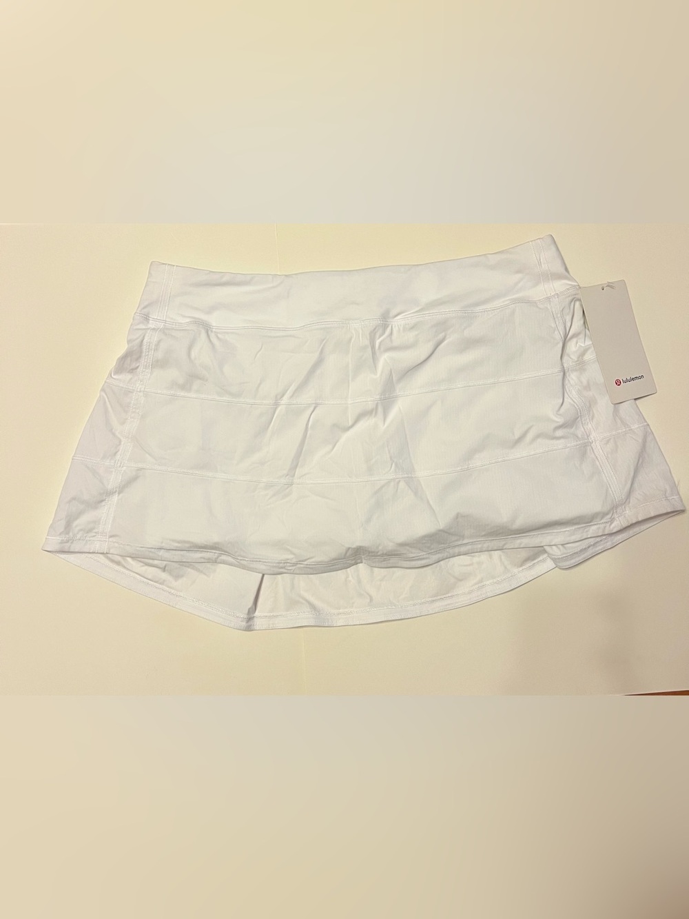 Pace Rival Mid Rise Skirt Long* white size 14